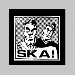 SKA Do The SKA! detská čierna mikina s kapucou a klokankovým vreckom vpredu, Patenty na koncoch rukávov a naspodu mikiny, materiál: 80%bavlna 20%polyester, značka Fruit of The Loom